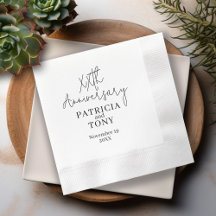Hochzeitstag Personalisiert BW Modern