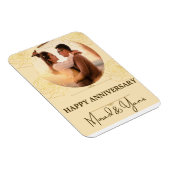 Hochzeitstag personalisiert magnet (Rechte Seite)