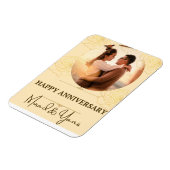 Hochzeitstag personalisiert magnet (Linke Seite)