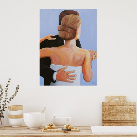 Hochzeitstag Poster (Küche)