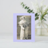 Hochzeitstag Postkarte (Stehend Vorderseite)