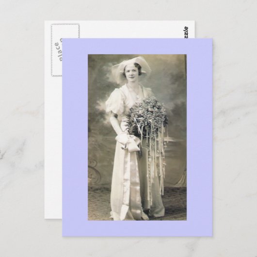 Hochzeitstag Postkarte (Vorne/Hinten)