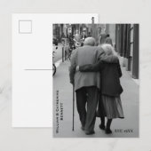 Hochzeitstag Postkarte (Vorne/Hinten)