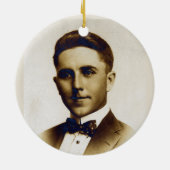 Hochzeitstag Russells L. Swigert 1917 Keramikornament (Hinten)