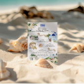 Hochzeitstag | Santorini Griechenland Einladung