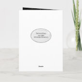 Hochzeitstag-Sparkler Karte (Rückseite)