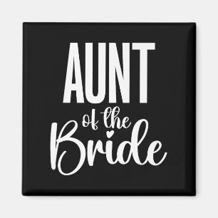 Hochzeitstag Tante der Braut Premium  Magnet