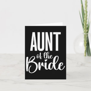 Hochzeitstag Tante der Brautprämie Karte