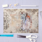 Hochzeitstag und Spitzendekoupage Seidenpapier (Handwerk)