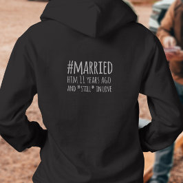 Hochzeitstag Verheiratet noch in Liebe Frauen Hoodie