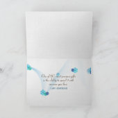 Hochzeitstag von Beach Hearts Karte (Innenseite)