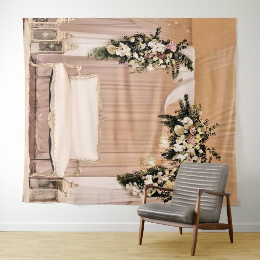 Hochzeitstag Wandteppich (Beispiel (Horizontal))