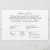 Hochzeitstag Willkommen Karte AUS - für STEPH (Rückseite)