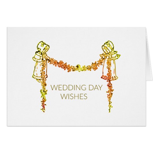 Hochzeitstag wünscht (Vorderseite (Horizontal))