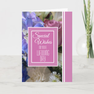 Hochzeitstag wünscht Grußkarte Karte