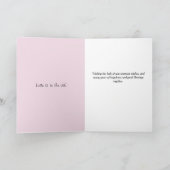 Hochzeitstag wünscht rosa Gelbe Rose Karte (Innenseite)