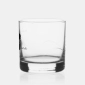 Hochzeitstag zum Gedenken an Braut und Bräutigam Whiskyglas (Links)
