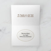 Hochzeitstag zum Sonnenuntergang Karte (Innenseite)