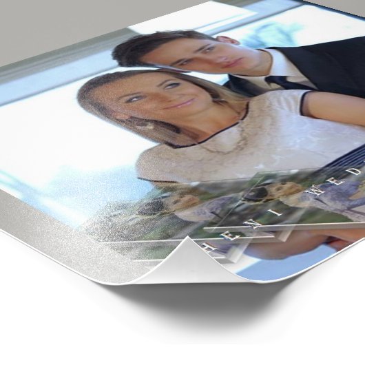 Hochzeitstage Fotodruck (Ecke)