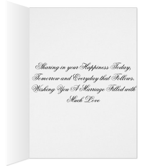 Hochzeitstagkarte (Innen (Rechts))