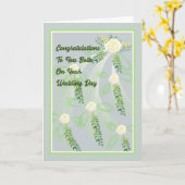 Hochzeitstagskarte mit Rose Karte (Gelbe Blume)