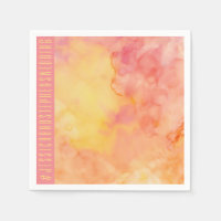 Hochzeitstandard Napkin Fresh Blume Pinkish