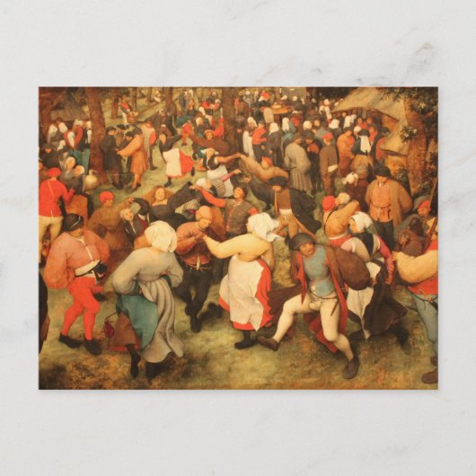 Hochzeitstanz - 1566 postkarte (Vorderseite)