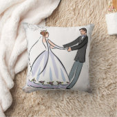Hochzeitstanz Couple Dancing Throw Kissen (Decke)