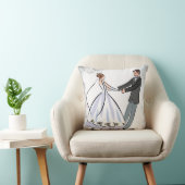 Hochzeitstanz Couple Dancing Throw Kissen (Stuhl )