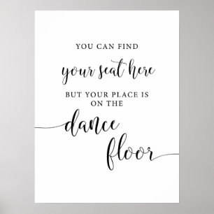 Hochzeitstanz Tanzschuhe Zeichen Poster