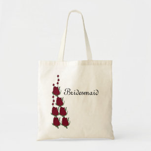 Hochzeitstasche der rote Rose Bridesmaid Tragetasche