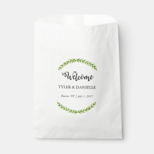 Hochzeitstasche Geschenktütchen (Vorderseite)