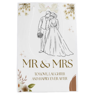 Hochzeitstaschengeschenk Mittlere Geschenktüte