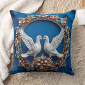 Hochzeitstaube Kunst Kissen (Decke)