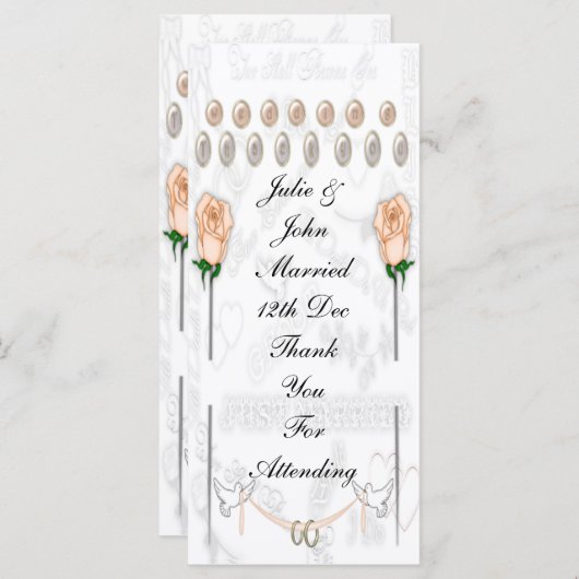 Hochzeitstauben (Vorne/Hinten)