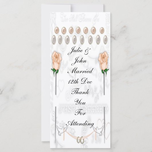 Hochzeitstauben (Vorderseite)