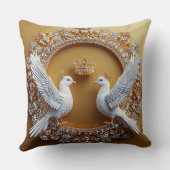 Hochzeitstauben Kissen (Rückseite)