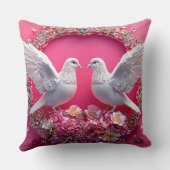 Hochzeitstauben Kissen (Rückseite)