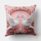 Hochzeitstauben Kissen (Rückseite)