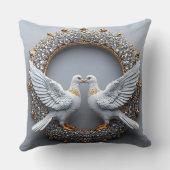 Hochzeitstauben Kissen (Rückseite)
