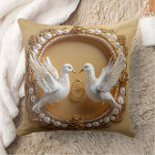 Hochzeitstauben Kissen (Decke)