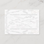 Hochzeitstauben Platzkarte (Rückseite)