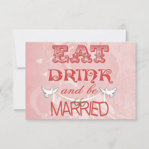 Hochzeitstauben RSVP Einladung