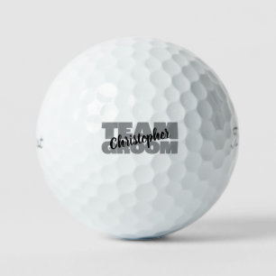 Hochzeitsteam Bräutigam Golfer Sportausrüstung Ben Golfball