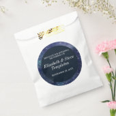 Hochzeitsterne Nacht Celestial Danke Navy Geschenktütchen (Versiegelt)
