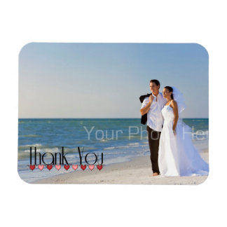 Hochzeitstext Foto Vielen Dank Magnet