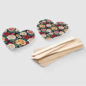 Hochzeitsthema mit Rosen und Eheringen Fächer (Non-assembled)