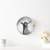 Hochzeitsthema Romantik Runde Wanduhr (Zuhause)