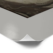 Hochzeitstich-Gästebuch Poster (Ecke)