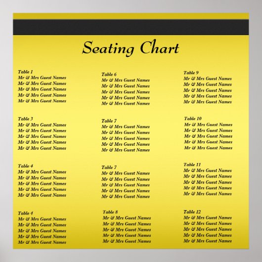 Hochzeitstich-Plakatposter Poster (Vorne)